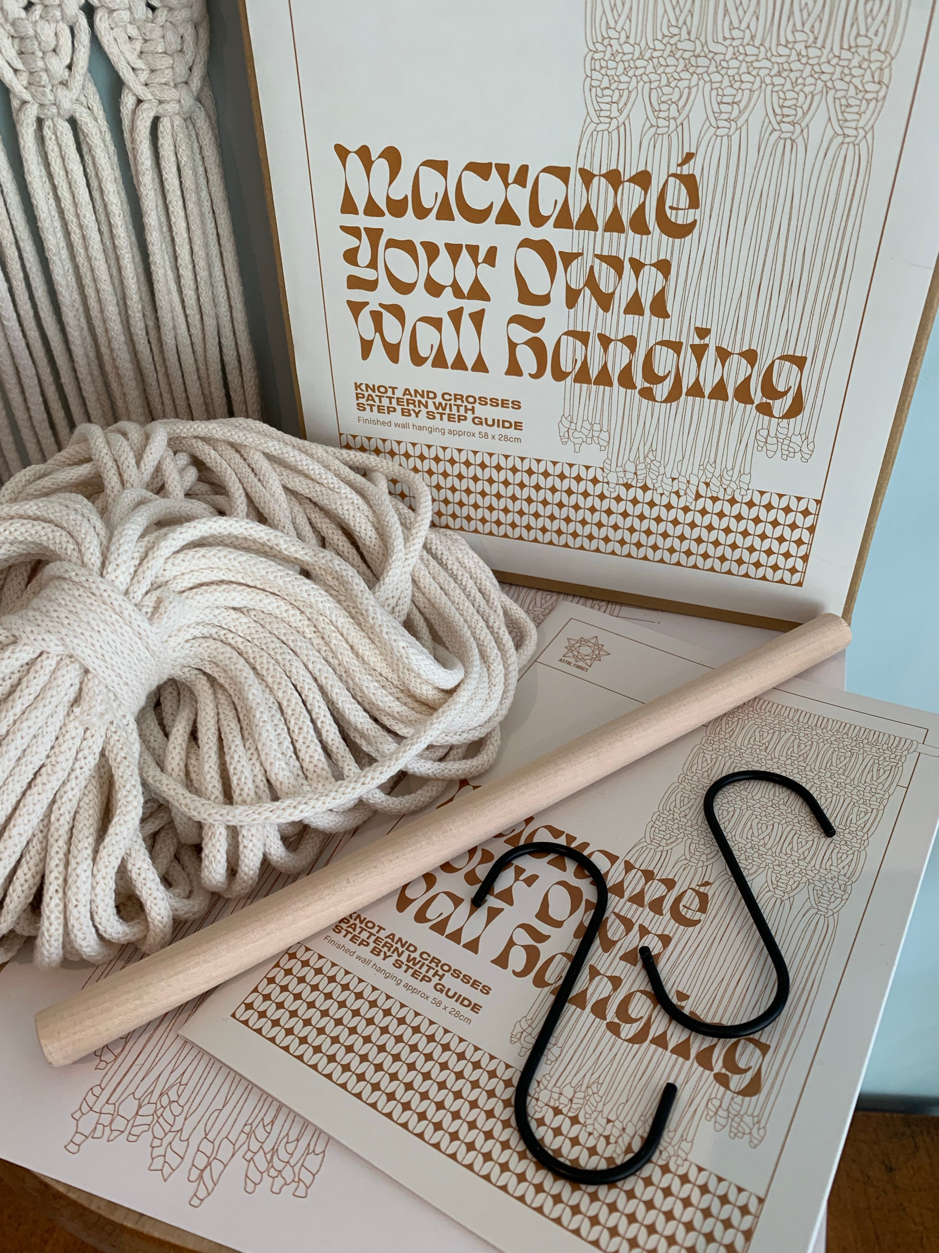 The Macramé Your Own Wall Hanging Kit
